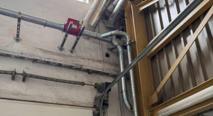 Instalacja odkurzania z zabezpieczeniem przeciwwybuchowym