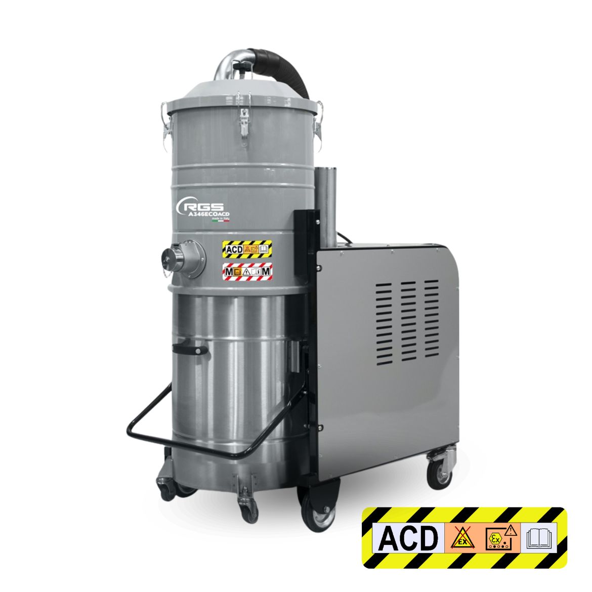 Odkurzacz do pyłów palnych, trójfazowy ze zbiornikiem 100 litrowym